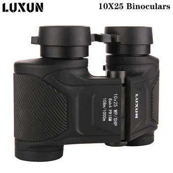 LUXUN 10X25 חזק משקפת ראיית לילה הטלסקופ עבור הטלפון החכם Bak4 משקפת ארוך טווח FMC עבור נסיעות ציד קמפינג