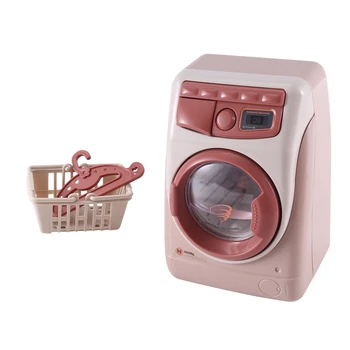 YH129-3SE משק הבית סימולציה חשמלית מכונת כביסה של ילדים קטנים מכשירי חשמל ביתיים למטבח צעצועים חלקים עבור בנים ובנות