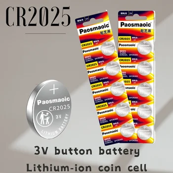 CR2025 3V סוללת ליתיום כפתור מטבע תאים DL2025 BR2025 KCR2025 על מכונית שלט רחוק השעון לוח האם מידה 10pcs
