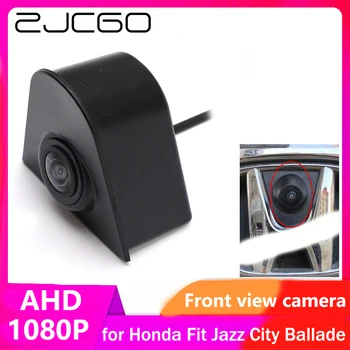 ZJCGO יום א וידיאו 1080P 170° המכונית לוגו חניה חזית המצלמה התאמה הונדה ג ' אז העיר הבלדה