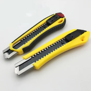 נשלפת סכין יפנית 18mm עמיד להב פלדה אל חלד 6 אינץ', 6.3 אינץ', 6.4 אינץ', 6.5 אינץ נייר סכין מכתבים הספר