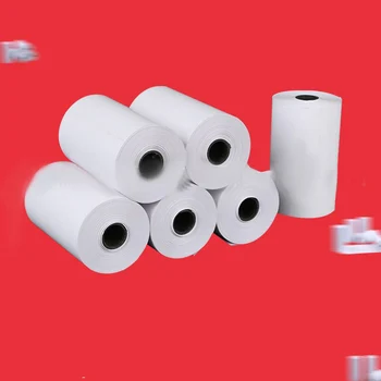 5 לחמניות 57x25mm תרמי נייר הדפסה נייר צילום עבור Paperang מיני כיס מדפסת תמונות הקופה נייר