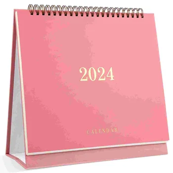 2024 לוח שנה חודשית - 2025 השולחן Calenders עסקים שולחן העבודה נייר מתכנן המשרד