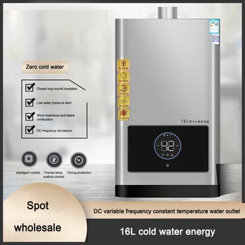 סיטונאי גז מחמם מים אפס מים קרים 16L גז טבעי חכם טמפרטורה קבועה גז מחמם מים לשדרג