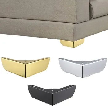 DIY משולש מתכת שולחן כבד הספה הרגליים הקבינט הרגליים נושאות הרגליים רהיטים