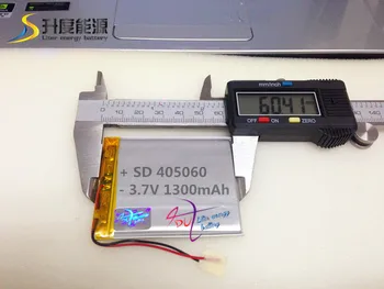 SD405060 li-ion battery pack 405060 3.7 v 1300mah li-ion נטענת li-ion סוללה עבור מכשירי GPS