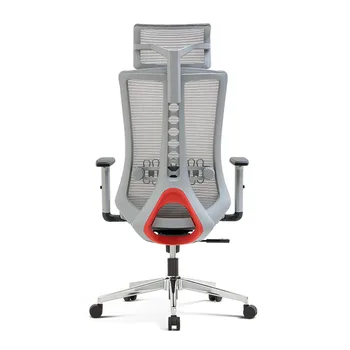 המותניים והצוואר הגנה הכיסא משענת מתכווננת רהיטים Rotatable לנשימה ללבוש עמידים רשת מושב