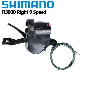 Shimano SORA R3000 שטוח בר הילוכים ידית 9 מהירות אופני כביש חלקי 2 9 לשחרר SL-R3000 משני Triggle אחד המחשבים עם כבל