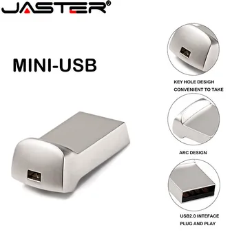 ג ' סטר מתכת עט כונן 2.0 Pendrive 32GB USB פלאש כונן 128GB השתלמות USB מקל זיכרון 64GB 16GB 8GB מותאם אישית לוגו מפתחות ללא תשלום