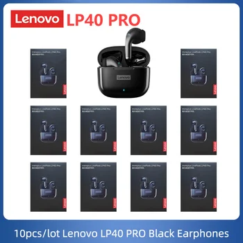 Lenovo LP40 Pro אוזניות הסיטוניים Bluetooth 5.1 אוזניות גיימרים עם מיקרופון רעש מבטל אוזניות אלחוטיות 10/20 חתיכות