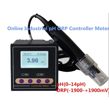 PH-110 באינטרנט תעשייתי pH ORP בקר הבוחן מטר צג ה-pH(0-14 pH) ORP (-1900-+1900 mV)