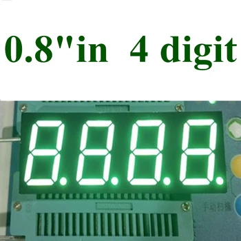 10PCS 4 סיביות 7 Seg לטבול דיגיטלי צינור 0.8