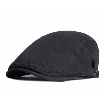 כתב כובעים לגברים שטוח כובע כותנה מתכוונן לנשימה אירי נהג אייבי נוהג לצוד את הכובע