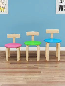 ילדי הגן של משענת הגב כיסאות במגוון צבעים לרכוש הערות צבע גובה