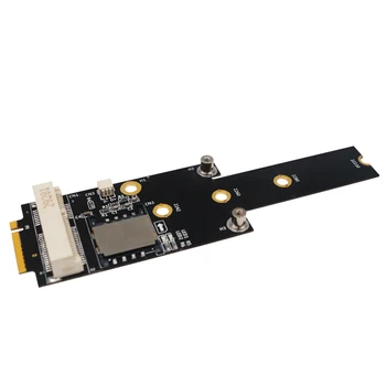 Mini PCI-E M. 2(NGFF ) מפתח מ ' מתאם עם חריץ לכרטיס SIM עבור WiFi/WWAN/LTE מודול
