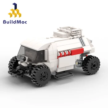 BuildMoc אבוד בחלל Charriot אבני הבניין להגדיר Jupitered 2 רכב רכב לבנים רעיון צעצועים לילדים יום הולדת מתנת חג המולד