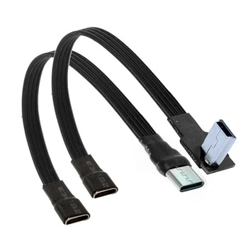 5CM-3M 0.1 מ', 0.2 מ '0.3 מ' רוחב 5 סנטימטרים מיקרו USB נקבה ל-USB-C 3.1 Type-c/Mini/micro B USB זכר ממיר כבל מתאם כבל מחבר
