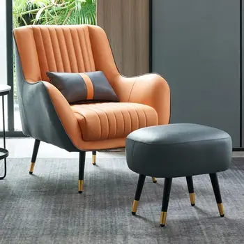 אור יוקרה יודעים מה. משענת הכיסא הגדול מכסה את הסלון חומרים יהירות מעצב כורסאות נורדי המשרד Butaca רהיטים