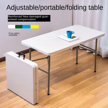שולחן ביתיים פשוטים שולחן אוכל חיצוני לעכב שולחן כיסא נייד מלבני שולחן אוכל קטן שולחן דירה