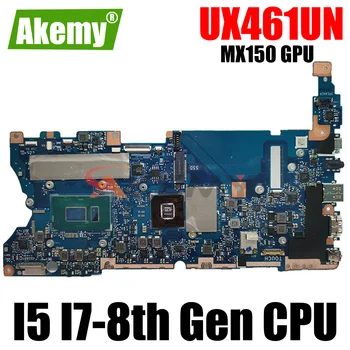 UX461UN לוח אם מחשב נייד 8GB 16GB RAM I5-8 Gen I7-8 CPU הדור MX150 GPU עבור ASUS UX461UN UX461U מקורי מחברת Mainboard