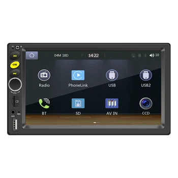 7 אינץ ' hd, מסך מגע לרכב Bluetooth MP5 Player Apple Carplay טלפון נייד קישוריות רדיו במכונית