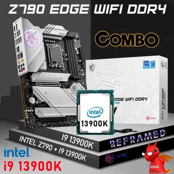 MSI MPG Z790 קצה WIFI DDR4 מידע Z790 Mainboard משולבת i9 13900K LGA 1700 מעבד Intel Gen 13 Core i9 13900K מעבד ערכת i9 חדש