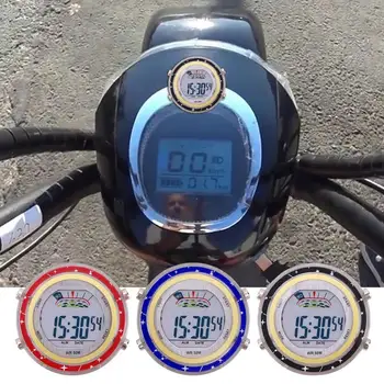 אופנוע הכידון שעון עמיד למים אופניים כידון הר קוורץ שעונים מיני אופנוע שעונים עם זוהר חיוג עבור המכונית.