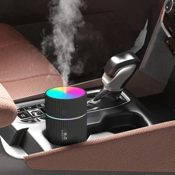 מיני הקיץ מגניב המכונית אוויר מכשיר אדים USB טעינה באמצעות צבעוני LED חכם נייד מטהר אוויר מרסס ערפל מפזר 220ML