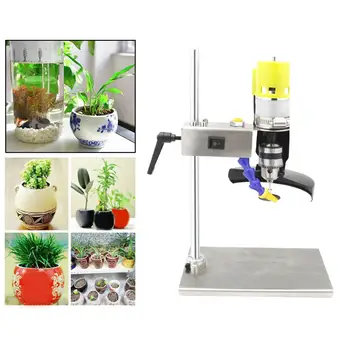 בקבוק זכוכית חותך אביזרים חשמליים עבור DIY לצמחים.