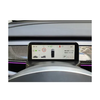 מכונית תצוגה עילית ההגה מסך כוח מהירות תצוגה 4.6 אינץ IPS LCD Mini המחוונים לוח טסלה מודל Y/3