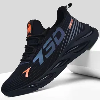 נעלי ספורט נעלי גברים מזדמנים לנשימה רשת האופנה ריצה נעלי ספורט לגברים הליכה בנעלי ריצה Zapatillas דה גבר
