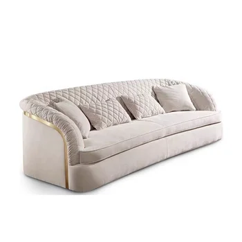 האחרון הרהיטים בסלון ספה עיצוב קטיפה ספה מודרנית ריהוט יוקרה