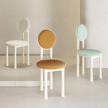 עץ הביתה כסאות אוכל בעיצוב פשוט במבטא נורדי כסאות אוכל סלון סלון Silla Comedor מרפסת ריהוט QF50DC